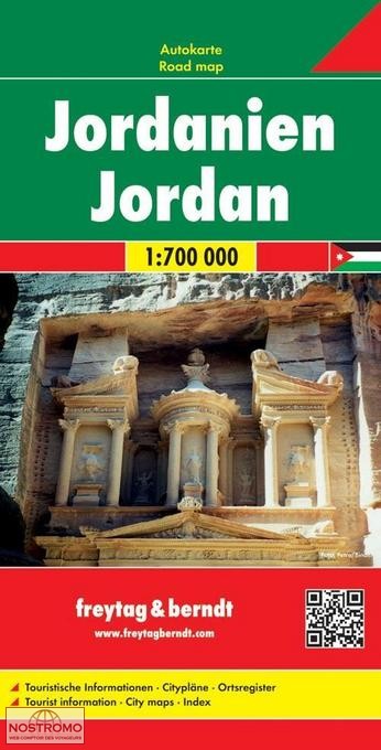 JORDANIE | carte routière Freytag & Berndt