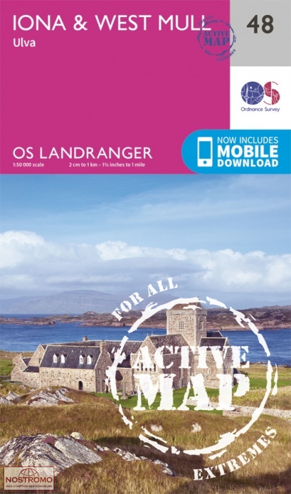 048 IONA & WEST MULL - ULVA | OS hiking map