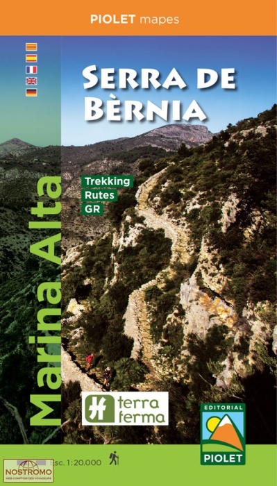 SERRA DE BERNIA - MARINA ALTA | carte de randonnée Piolet