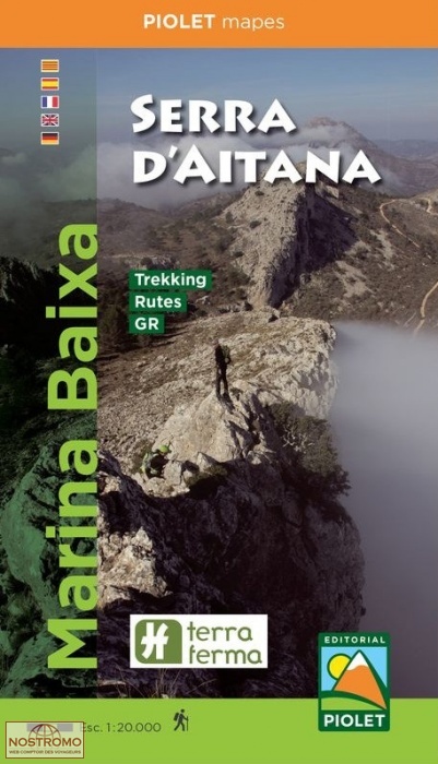 SERRA D'AITANA - MARINA BAIXA | carte de randonnée Piolet