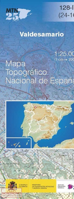 128-4 VALDESAMARIO | carte topographique CNIG