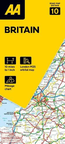 GRANDE-BRETAGNE | carte routière AA
