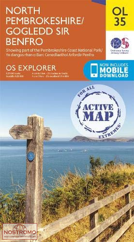 OL35 NORTH PEMBROKESHIRE | OS hiking map