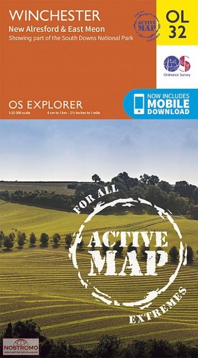 OL32 WINCHESTER - NEW ALRESFORD & EAST MEON | OS hiking map