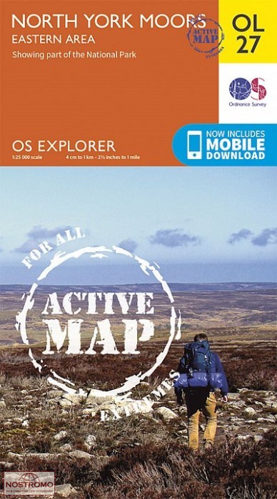 OL27 NORTH YORK MOORS - EASTERN AREA | OS hiking map