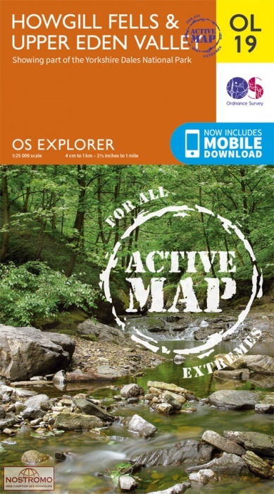OL19 HOWGILL FELLS & UPPER EDEN VALLEY | OS hiking map