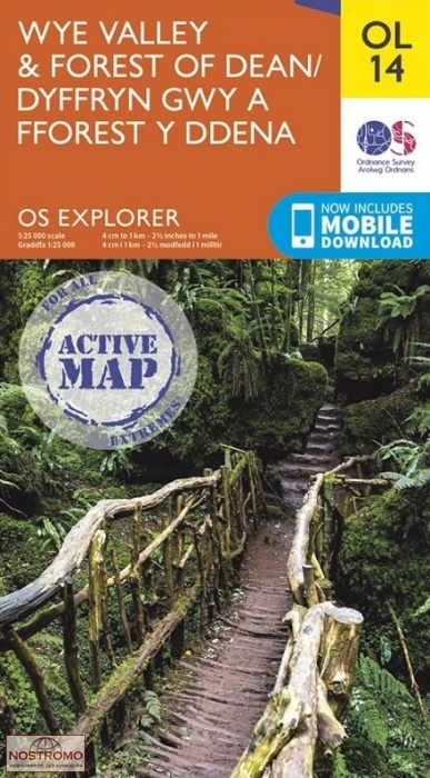 OL14 WYE VALLEY & FOREST OF DEAN | OS hiking map