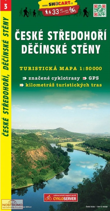 03 ČESKÉ STŘEDOHOŘÍ - DĚČÍNSKÉ STĚNY | carte de randonnée Shocart