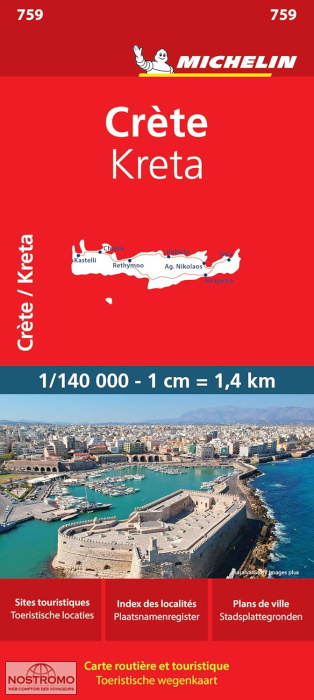 CRÈTE 759 | carte routière Michelin