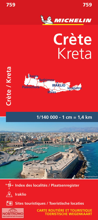 CRETE 759 | Michelin road map