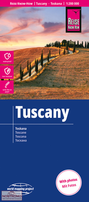 TUSCANY | Reise Know-How road map