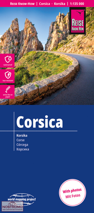 CORSE | carte routière Reise Know-How