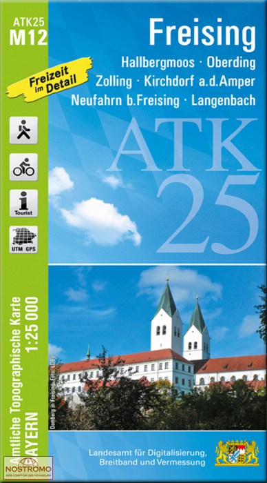 ATK25 - M12 FREISING | LDBV hiking map