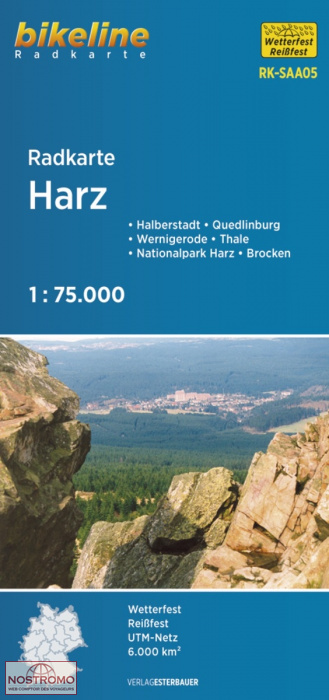 SAA05 HARZ | carte de cyclotourisme Esterbauer