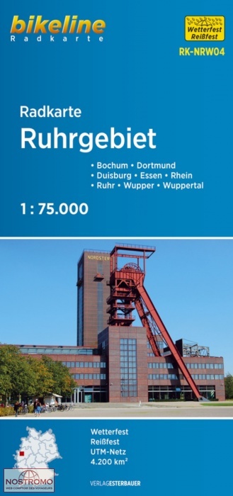 NRW04 RUHRGEBIET | Esterbauer cycling map