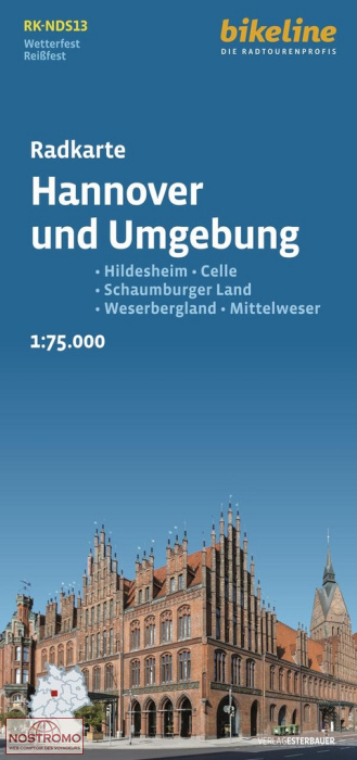 NDS13 HANNOVER UND UMGEBUNG | Esterbauer cycling map