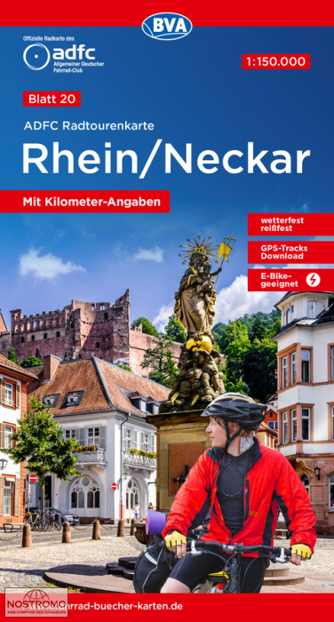 20 RHEIN/NECKAR | BVA BikeMedia cycling map