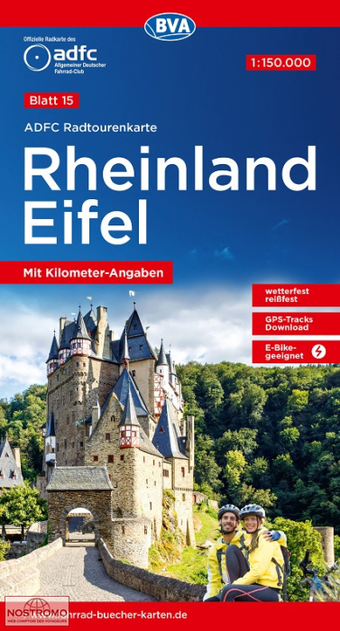 15 RHEINLAND - EIFEL | BVA BikeMedia cycling map