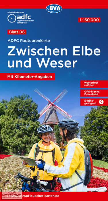 06 ZWISCHEN ELBE UND WESER | BVA BikeMedia cycling map