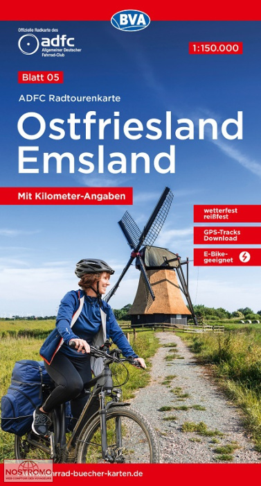 05 OSTFRIESLAND - EMSLAND | BVA BikeMedia cycling map