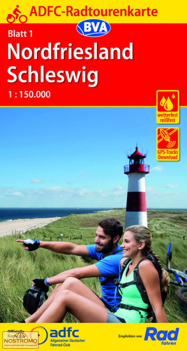 01 NORDFRIESLAND - SCHLESWIG | BVA BikeMedia cycling map