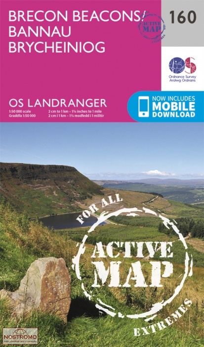 0160 BRECON BEACONS | OS hiking map