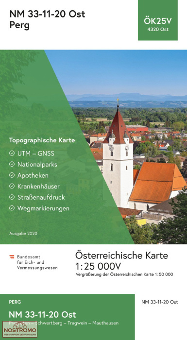 4320-OST PERG | carte topographique BEV