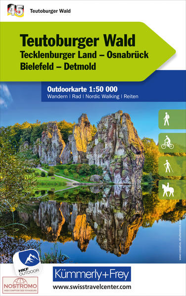 45 TEUTOBURGER WALD | Kummerly+Frey hiking map