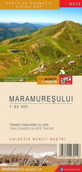 08 MARAMURESULUI | carte de randonnée Schubert & Franzke