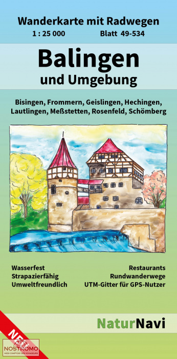 BALINGEN UND UMGEBUNG | NaturNavi hiking map