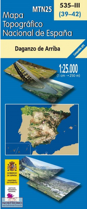 535-3 DAGANZO DE ARRIBA | CNIG topographical map