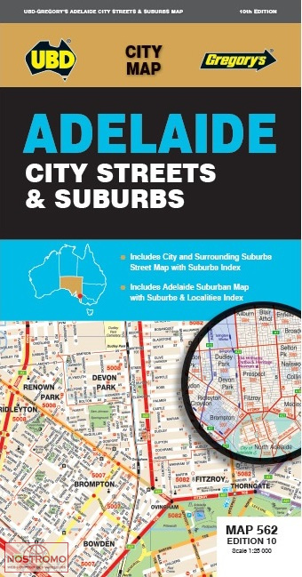 ADELAIDE | UBD Gregorys street map