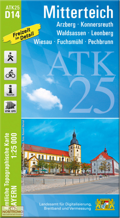 ATK25 - D14 MITTERTEICH | LDBV hiking map