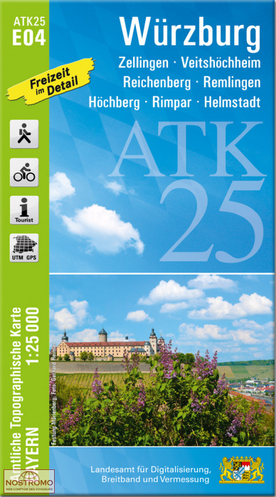 ATK25 - E04 WÜRZBURG | LDBV hiking map