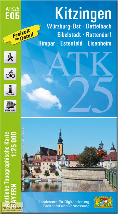 ATK25 - E05 KITZINGEN | LDBV hiking map