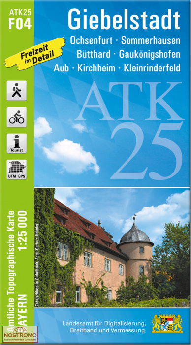 ATK25 - F04 GIEBELSTADT | LDBV hiking map