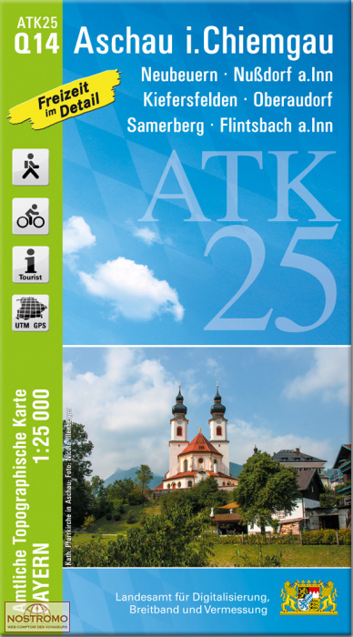 ATK25 - Q14 ASCHAU IM CHIEMGAU | LDBV hiking map