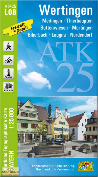 ATK25 - L08 WERTINGEN | LDBV hiking map