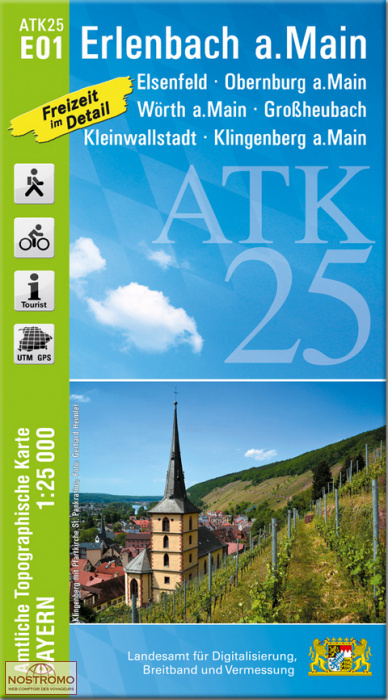 ATK25 - E01 ERLENBACH AM MAIN | LDBV hiking map