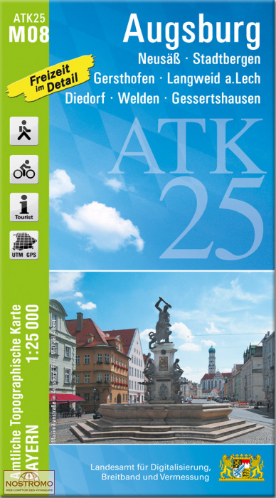 ATK25 - M08 AUSBURG | LDBV hiking map