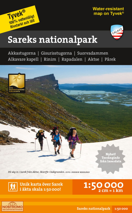 SAREKS NATIONALPARK | Calazo hiking map