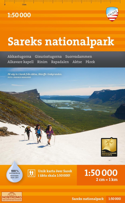 SAREKS NATIONALPARK | carte de randonnée Calazo