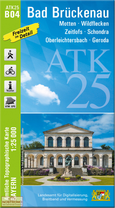ATK25 - B04 BAD BRÜCKENAU | LDBV hiking map