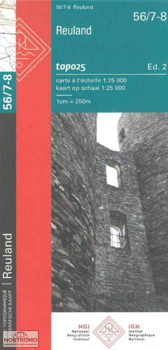 56/7-8 REULAND | NGI/IGN topographical map