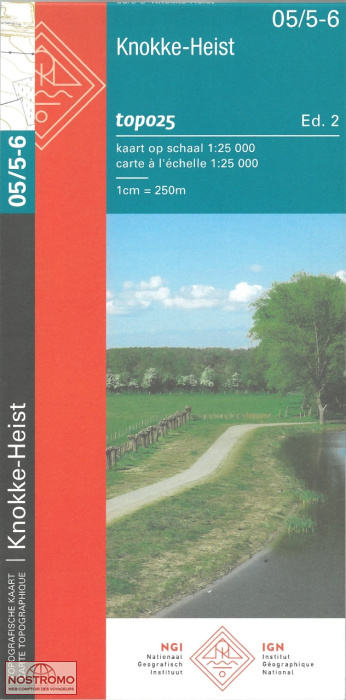 05/5-6 KNOKKE-HEIST | NGI/IGN topographical map