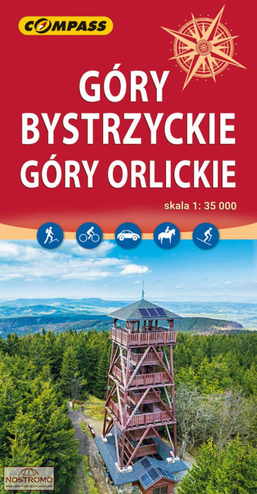 GORY BYSTRZYCKIE - GORY ORLICKIE | carte de randonnée Compass