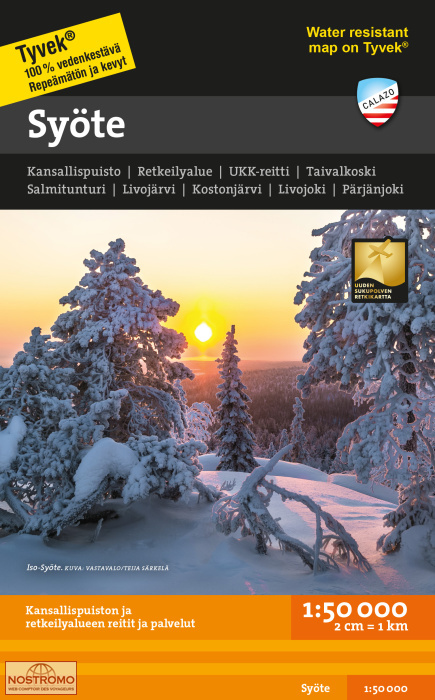 SYÖTE | Calazo hiking map