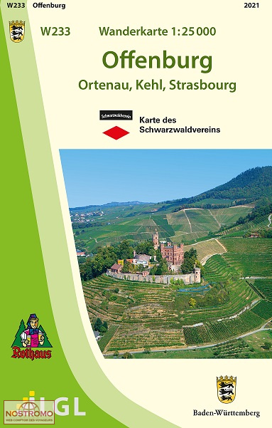 W233 OFFENBURG | LGL hiking map
