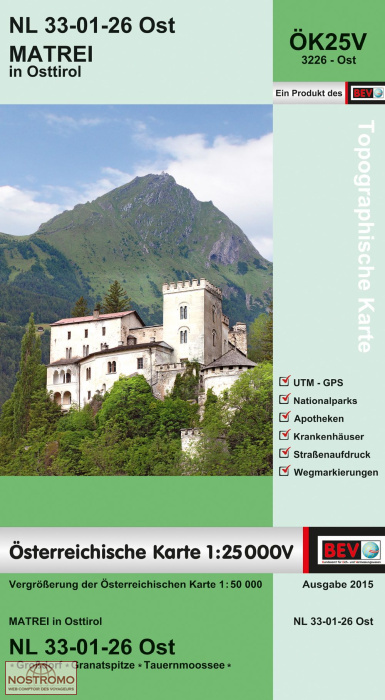 3226-OST MATREI IN OSTTIROL | BEV topographical map