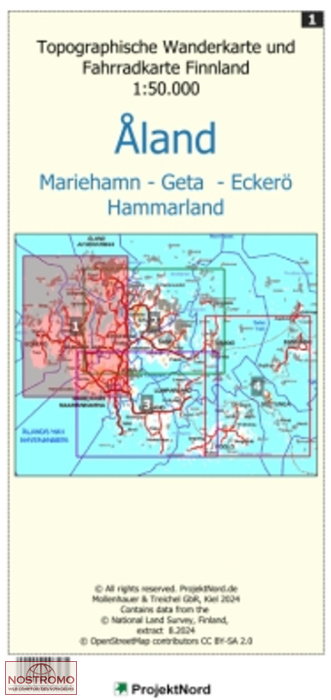 ÅLAND - MARIEHAMN 1 | carte topographique Projektnord